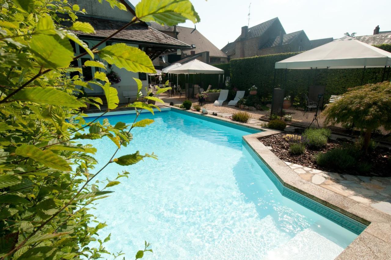 Logis Hotel Restaurant Nougier Saint-Étienne-de-Fursac Exterior foto